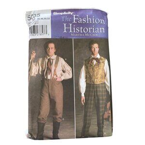 Simplicity 5035 Pattern Size 46-52 Mens Steampunk Historian Wild West UNCUT